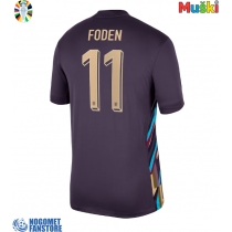 Engleska Phil Foden #11 Gostujuci Dres EP 2024 Kratak Rukav